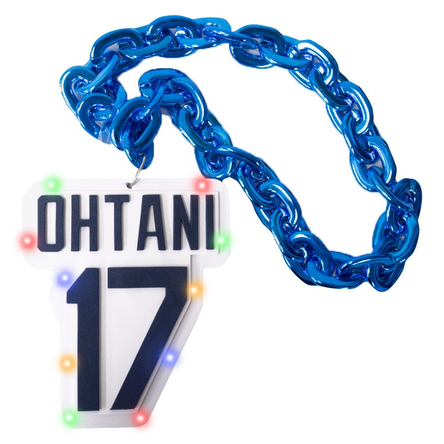 MLB 大谷翔平 ドジャース ビッグロゴチェーン Big Logo Light Up Chain