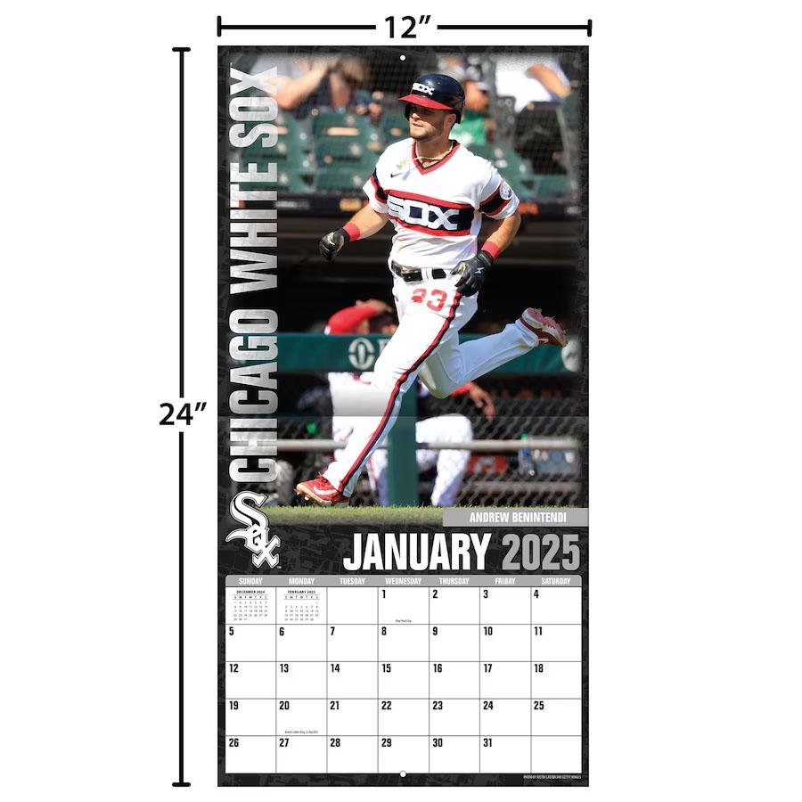 MLB ホワイトソックス カレンダー 2025年版 チーム 壁掛け Wall
