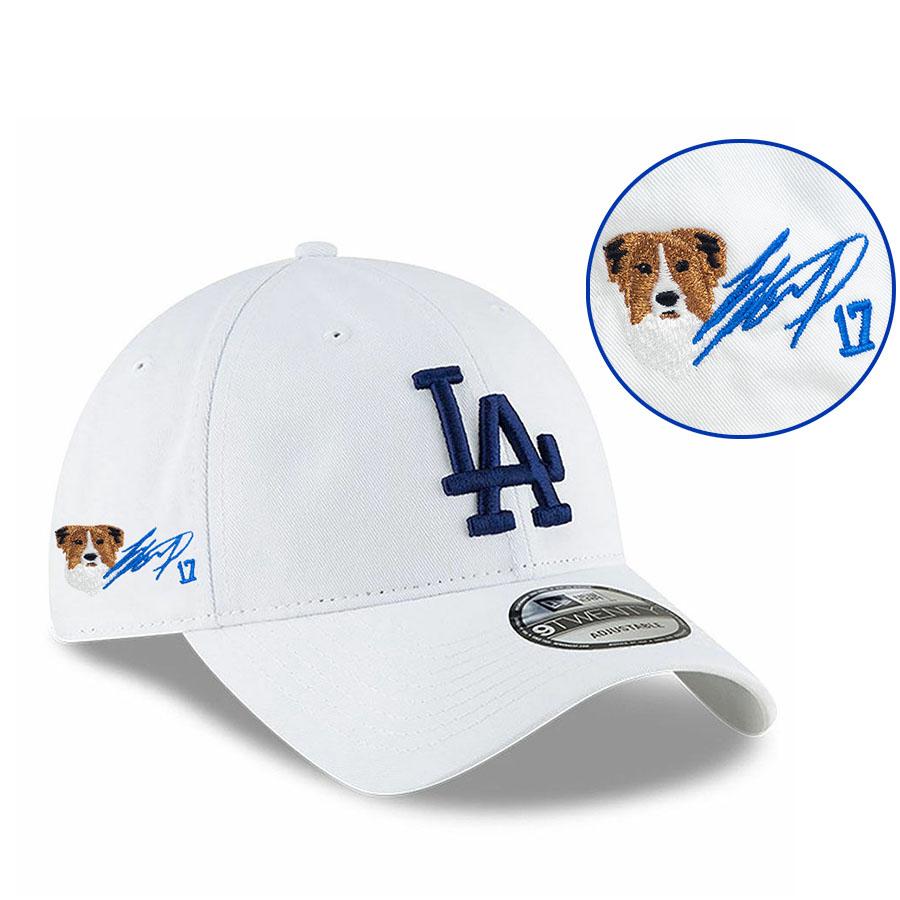 デコピンカスタムニューエラドジャースキャップ大谷翔平選手サイン