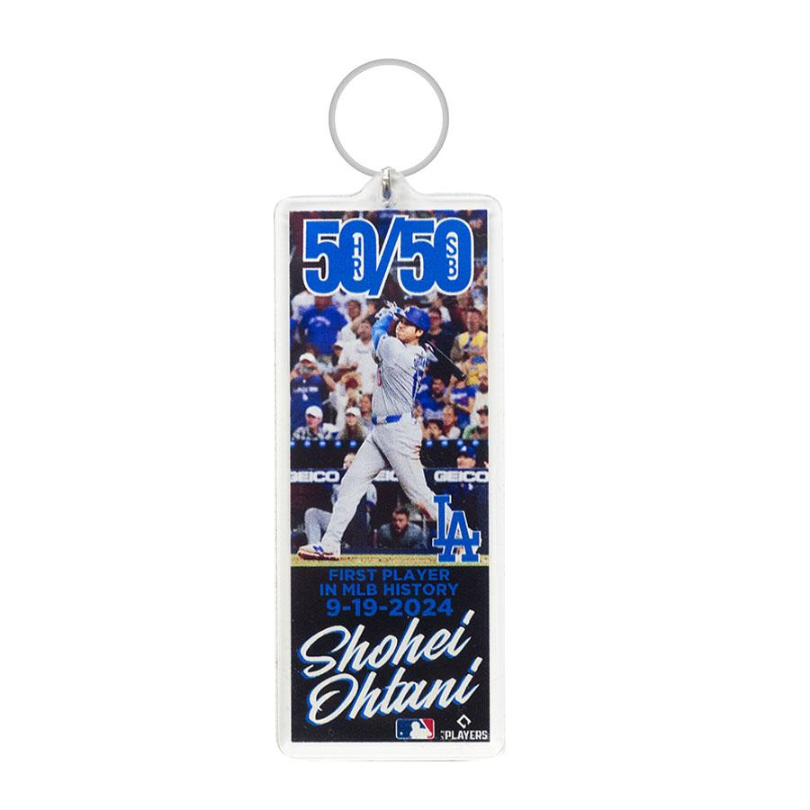 MLB 大谷翔平 ドジャース キーホルダー 50/50達成記念 Acrylic Player 