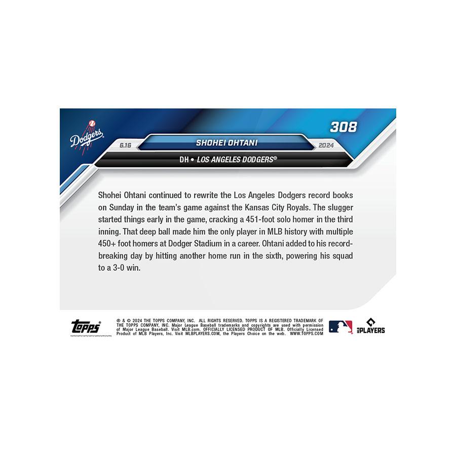 MLB 大谷翔平 ドジャース トレーディングカード 2024 Topps Now MLB 大谷翔平 ドジャース トレーディングカード 2024 Topps Now