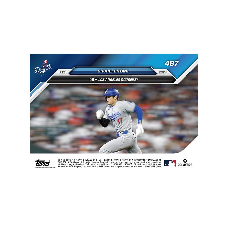 MLB 大谷翔平 ドジャース トレーディングカード 2024 Topps Now #487 