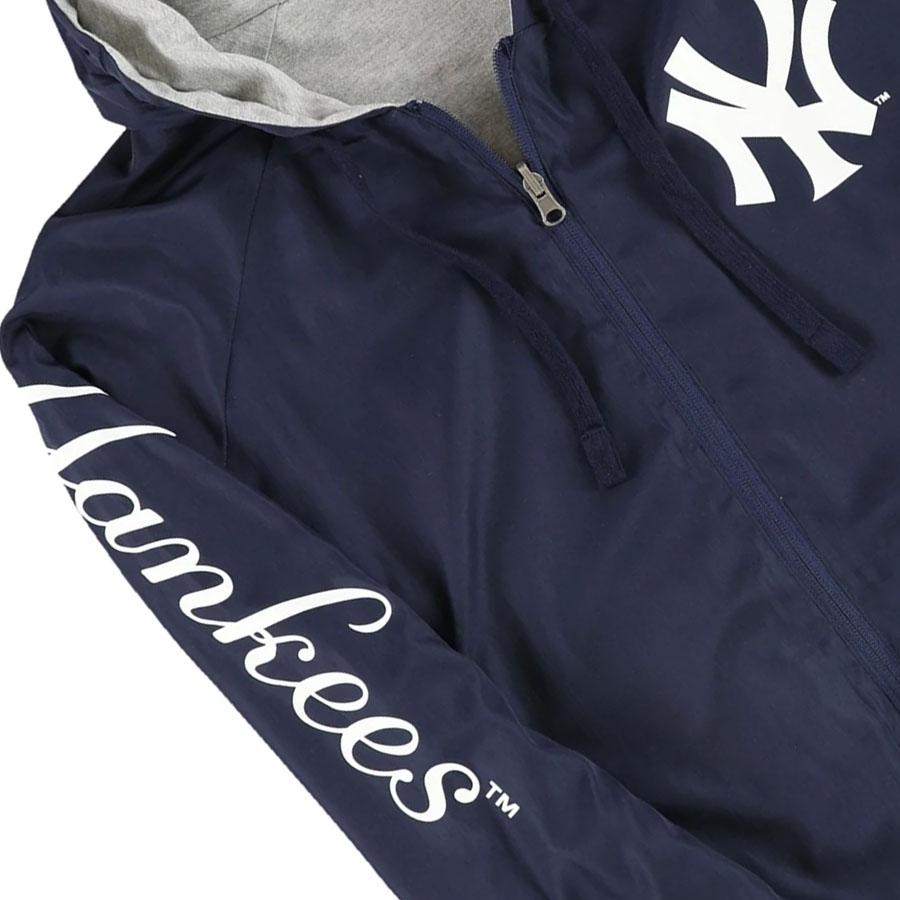 ニューヨーク・ヤンキース スタジャン ネイビー　リバーシブル MLB公認 JHデザイン NY ヤンキース Yankees フード付き リバーシブル