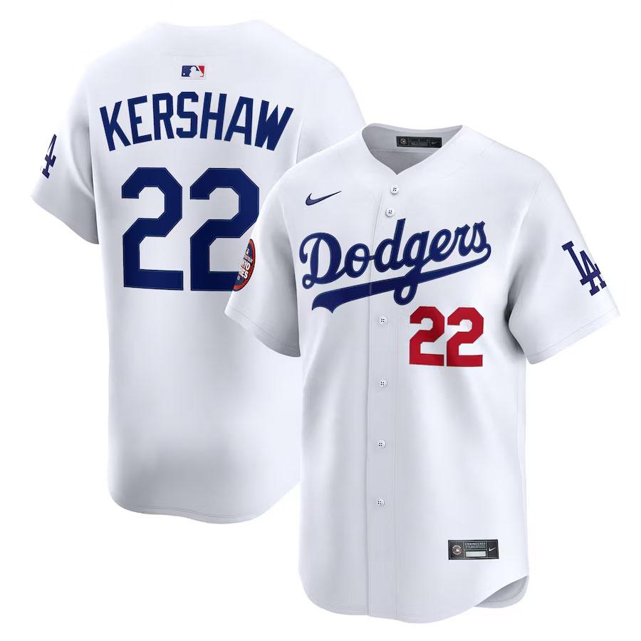 NIKE ドジャース カーショー リミテッドユニフォーム ホーム ホワイト NIKE（ナイキ） MLB クレイトン・カーショー ドジャース ユニフォーム