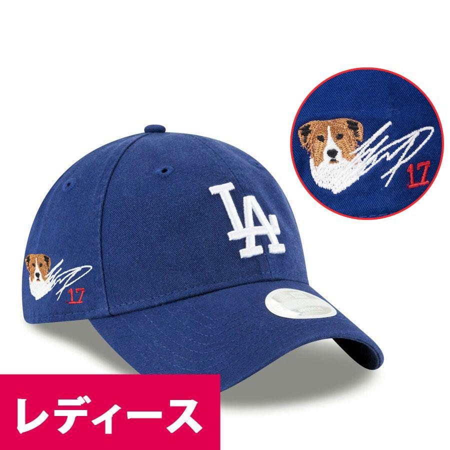 特注！大谷翔平サイン、背番号・デコピン刺繍入り　レディース　ドジャース　現地購入 NEW ERA（ニューエラ） MLB 大谷翔平 ドジャース キャップ 【現地買付