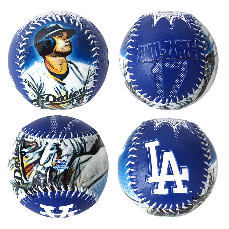 MLB 大谷翔平 ドジャース ボール 【2025個限定】Player Art Printed Image Baseball FOCO クリスマス 2512mblの画像