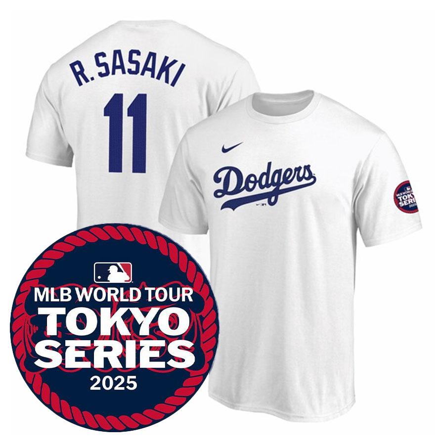 NIKE（ナイキ） MLB 佐々木朗希 ドジャース Tシャツ 東京シリーズ2025