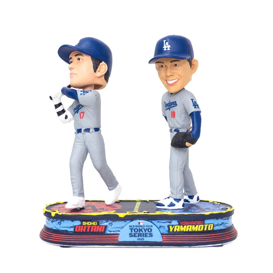 大谷翔平・山本由伸 フィギュアセット 2025年東京シリーズ ボブルヘッド MLB 大谷翔平 山本由伸 ドジャース デュアルボブルヘッド 【2025個限定
