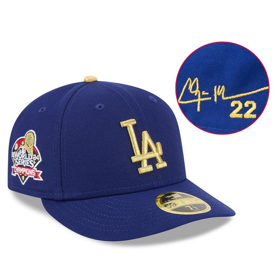 ドジャース 2024優勝記念 ゴールドコレクション 7 3/4 NEW ERA（ニューエラ） MLB カーショー ドジャース キャップ WS2024