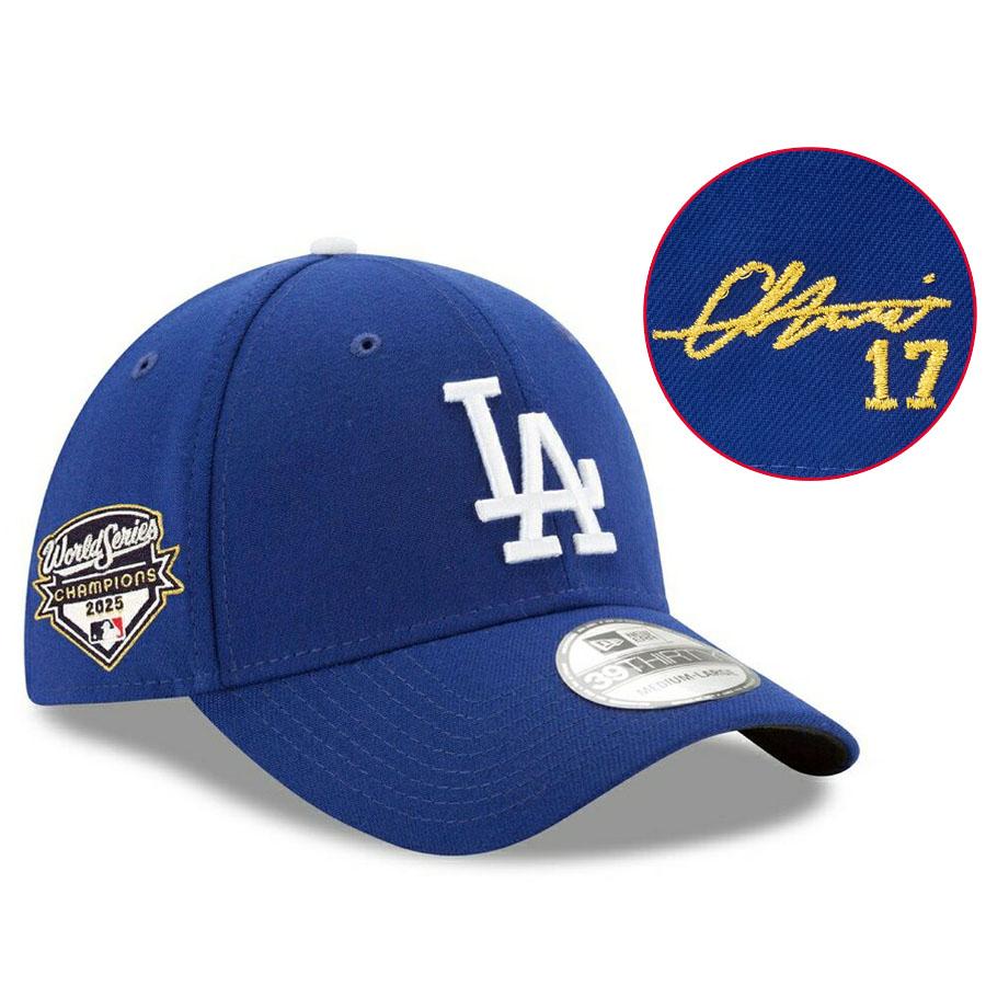 大谷翔平着用 ワールドシリーズチャンピオン ニューエラ CAP ドジャース LA 予約商品】NEWERA Los Angeles Dodgers 2025 9FORTY World Series