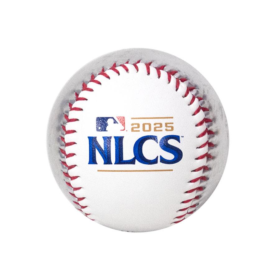 MLB ドジャース ブルワーズ ボール 【球場限定】2025 ナショナルリーグ 優勝 Matchup Baseball With UV Case Rawlings 2512mblの画像