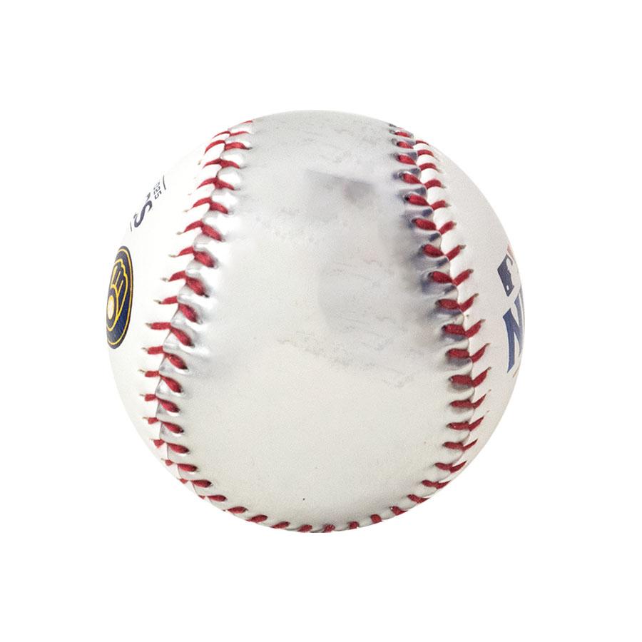 MLB ドジャース ブルワーズ ボール 【球場限定】2025 ナショナルリーグ 優勝 Matchup Baseball With UV Case Rawlings 2512mblの画像