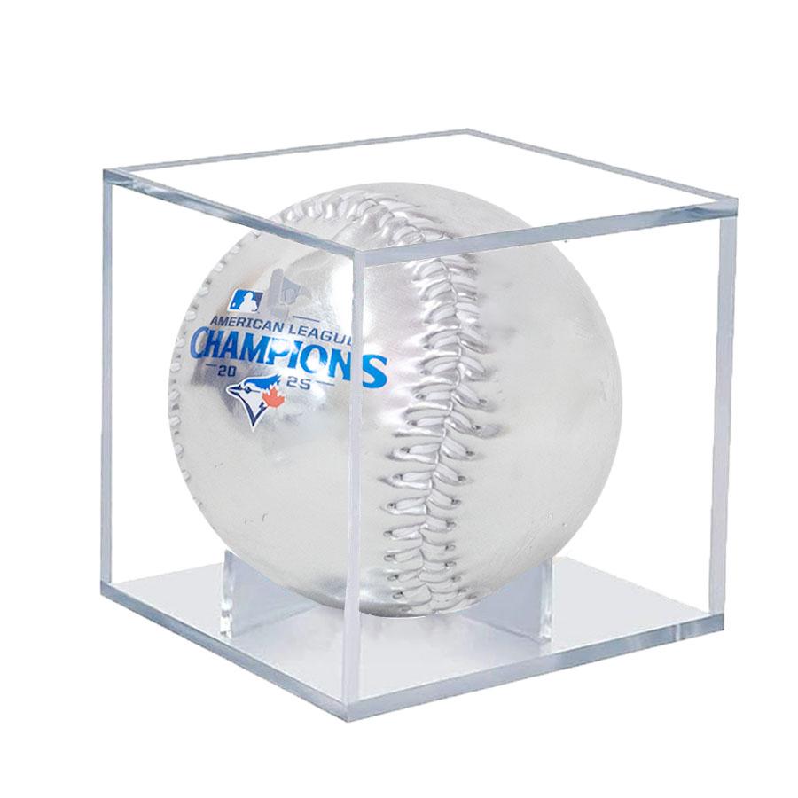 MLB ブルージェイズ ボール 【現地買付品】リーグ優勝 ワールドシリーズ 2025 Baseball With UV Protection Display Case Rawlings 2512mblの画像