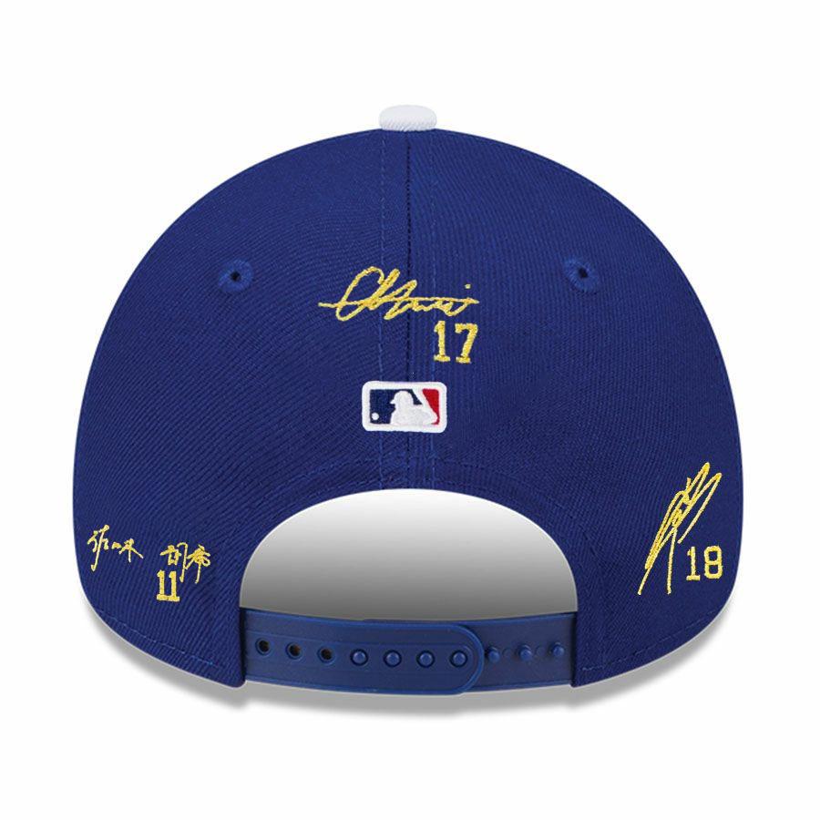 大谷翔平 山本由伸 佐々木朗希 ドジャース 2024連覇記念キャップ MLB公式 NEW ERA（ニューエラ） MLB 大谷翔平 山本由伸 佐々木朗希 ドジャース
