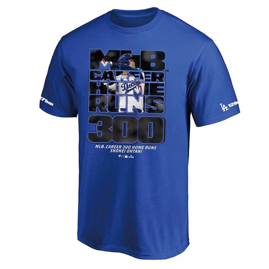 MLB 大谷翔平 ドジャース Tシャツ ユース キッズサイズ 通算300号HR