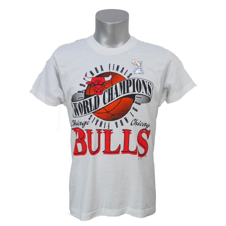 NBA ブルズ 1991年度 NBAファイナル 優勝記念Tシャツ SCREEN STARS