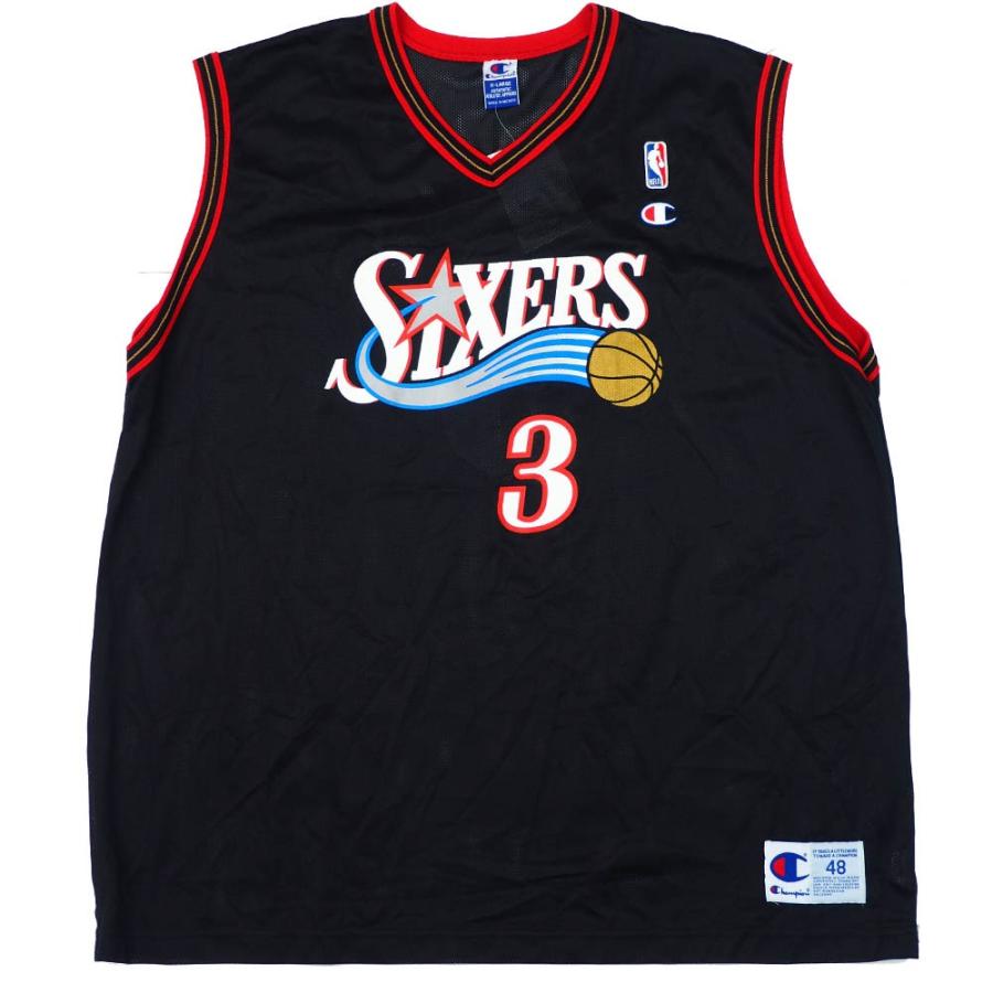 champion NBA 76ers アイバーソン ユニフォーム XL - トップス