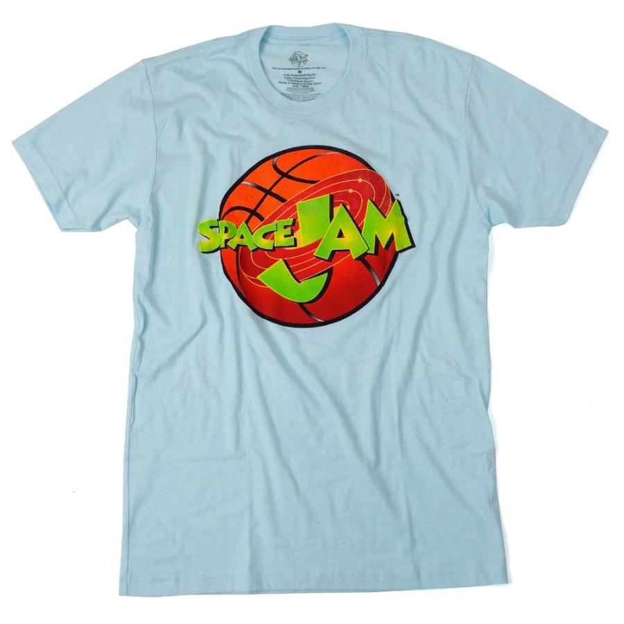 スペース・ジャム Movie Tシャツ スペース・ジャム ベースボール ロゴ ライトブルー【OCSL】｜mlbshop