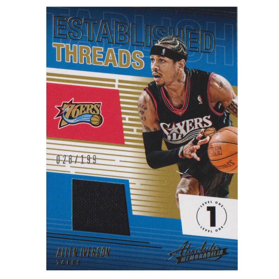 ALLEN IVERSON アレン・アイバーソン  実使用ジャージカード Allen Iverson NBA 1999-00 Upper Deck UD Game Jersey ジャージカード