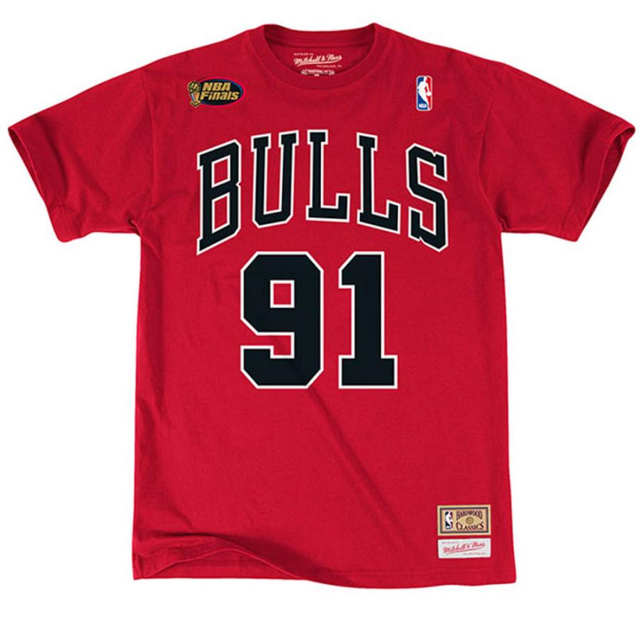 デニス ロッドマン Tシャツ シカゴ ブルズ Nba レッド 1996 ミッチェルアンドネス Mitchell Ness Tシャツ メンズ 半袖 Ocsl Nba 0924tee01 プロ野球メジャーリーグショップ 通販 Yahoo ショッピング