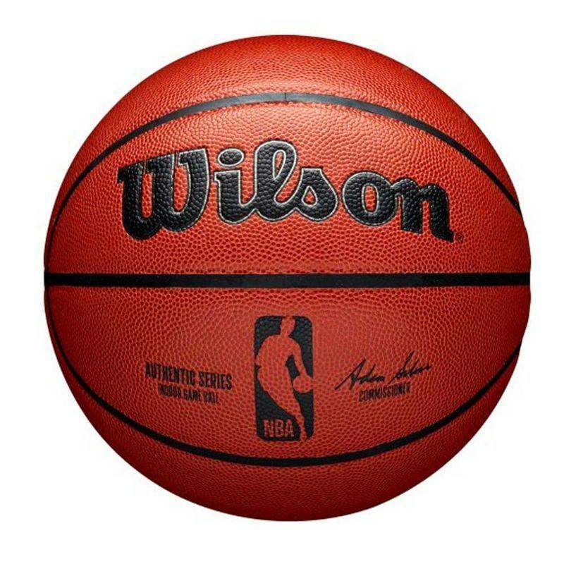 NBA バスケットボール オーセンティック・インドア 7号 人工皮革 Wilson ブラウン ファングッズ