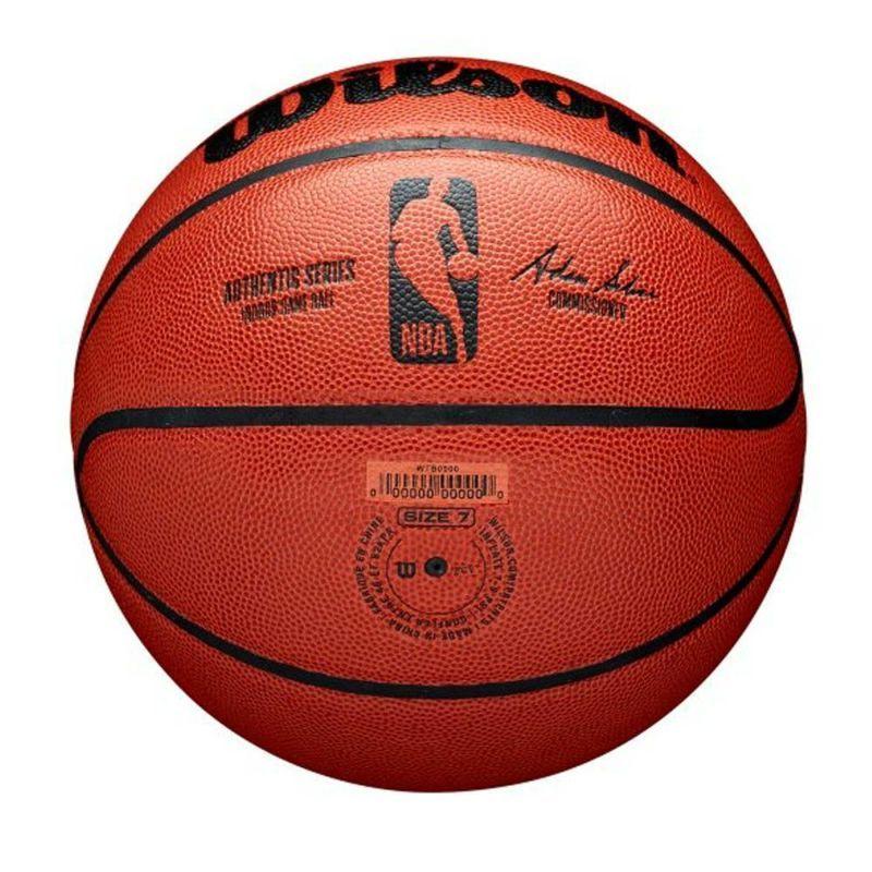 NBA バスケットボール オーセンティック・インドア 7号 人工皮革 Wilson ブラウン｜mlbshop｜04