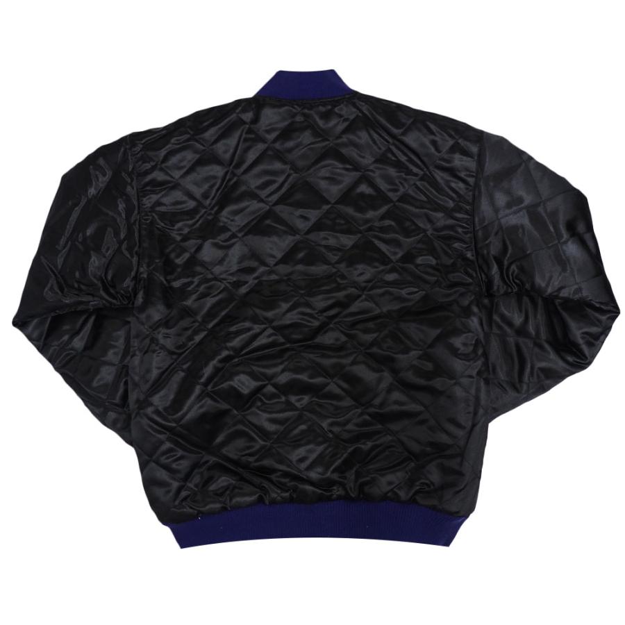 NBA Kings Jacket XXL スタジャンブラック/パープル