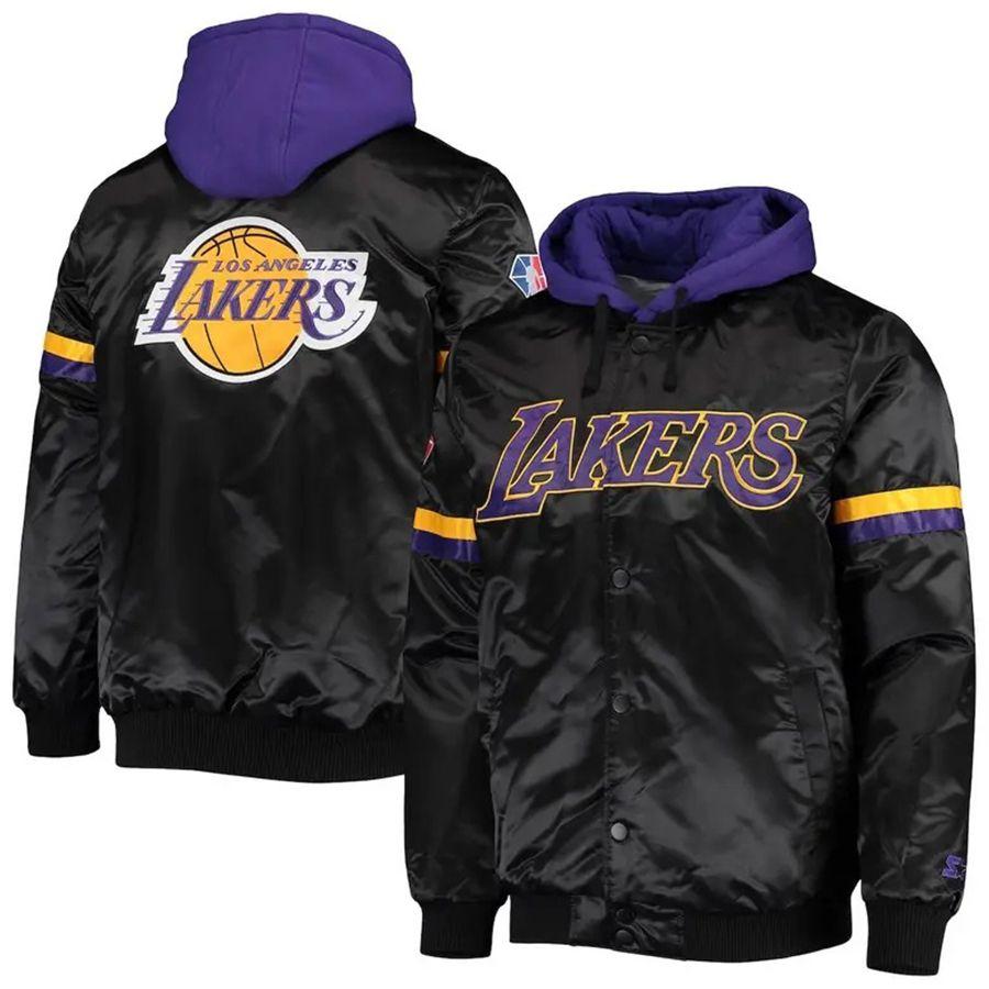 NBA レイカーズ スタジャン 75周年 フルスナップ バーシティー 