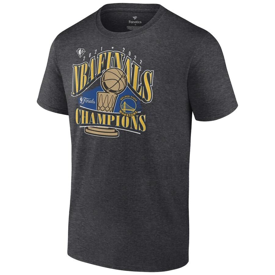 NBA ウォリアーズ Tシャツ NBAファイナル2022 優勝記念 Champions Delivery T-Shirt Fanatics Heathered Charcoal｜mlbshop｜02