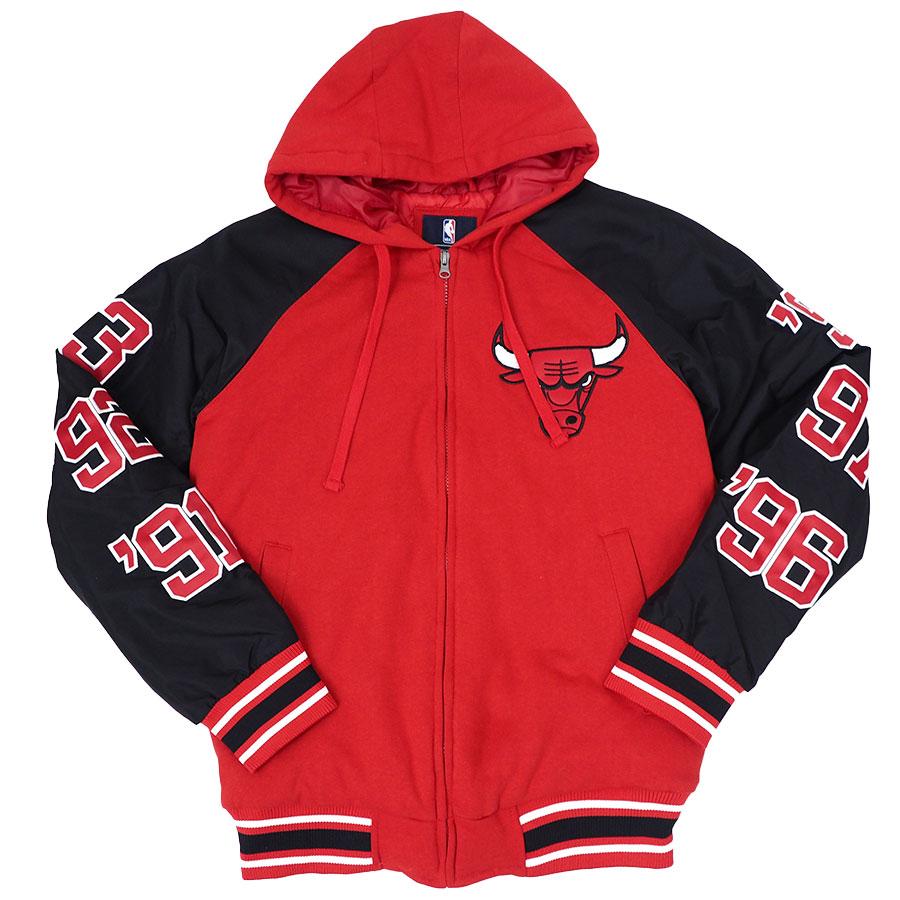 NBA シカゴ・ブルズ ジャケット NBAファイナル ラグラン Full-Zip