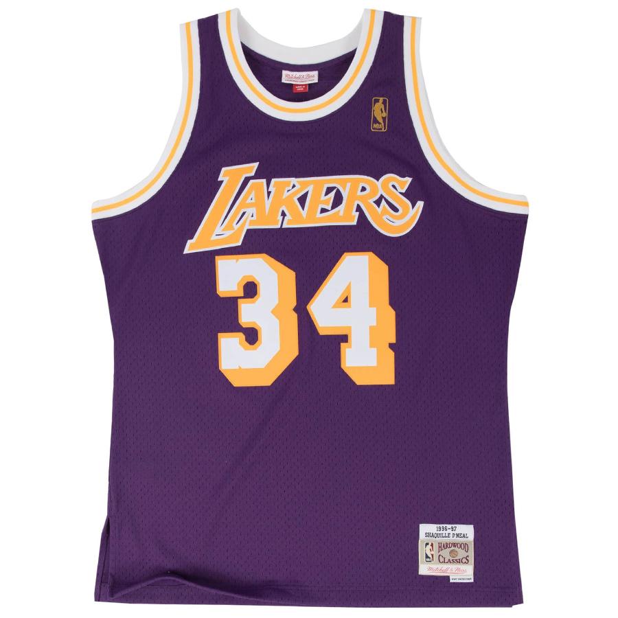 シャキールオニール　スウィングマンジャージ　ミッチェルアンドネス　レイカーズ Mitchell&Ness（ミッチェルアンドネス） NBA シャキール・オニール