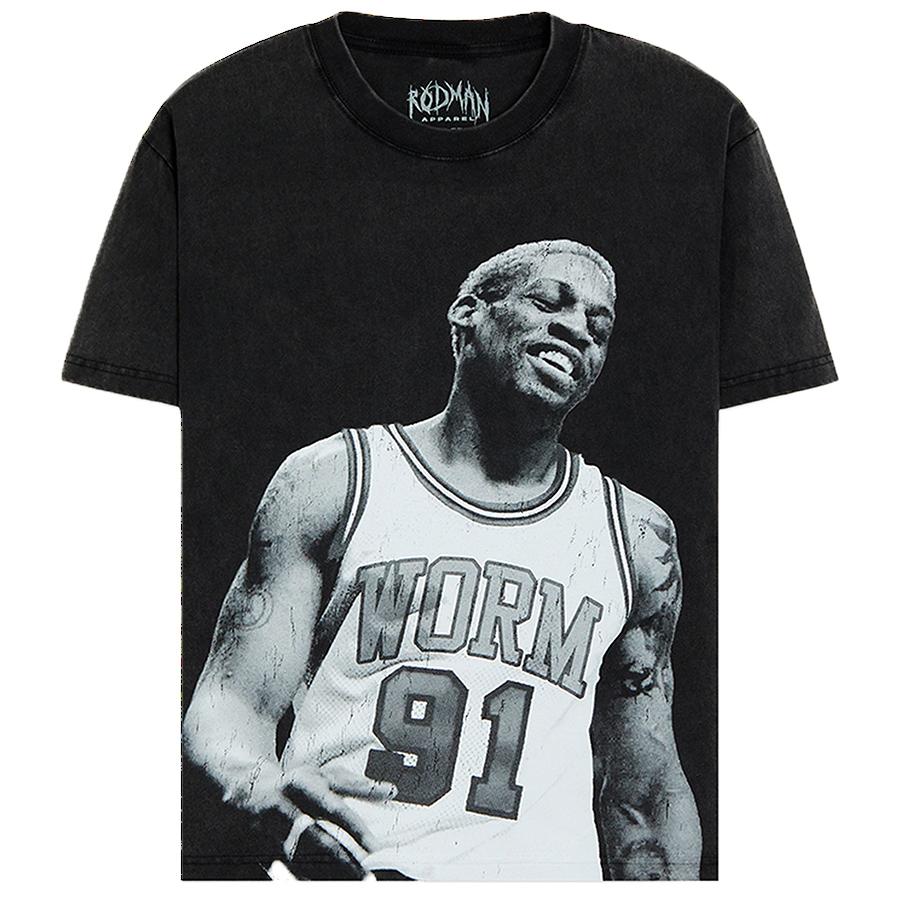 NBA デニス・ロッドマン Tシャツ Candid Dennis Graphic Oversized T