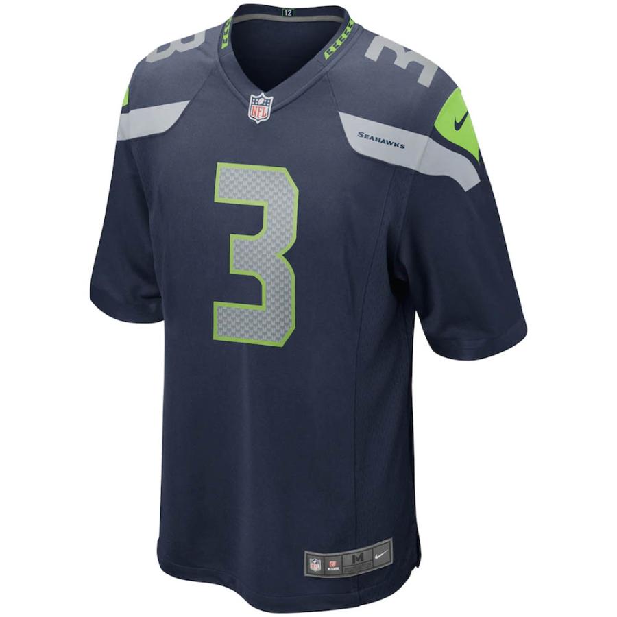 【極美品】NFL ラッセル・ウィルソン シーホークス ユニフォーム ナイキ M NIKE（ナイキ） NFL ラッセル・ウィルソン シーホークス ユニフォーム