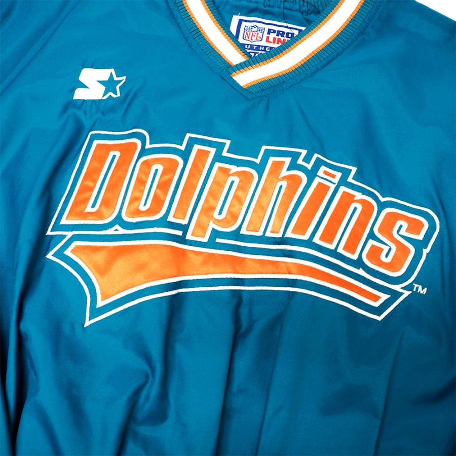 NFL ドルフィンズ ジャケット チームロゴ プルオーバー スターター