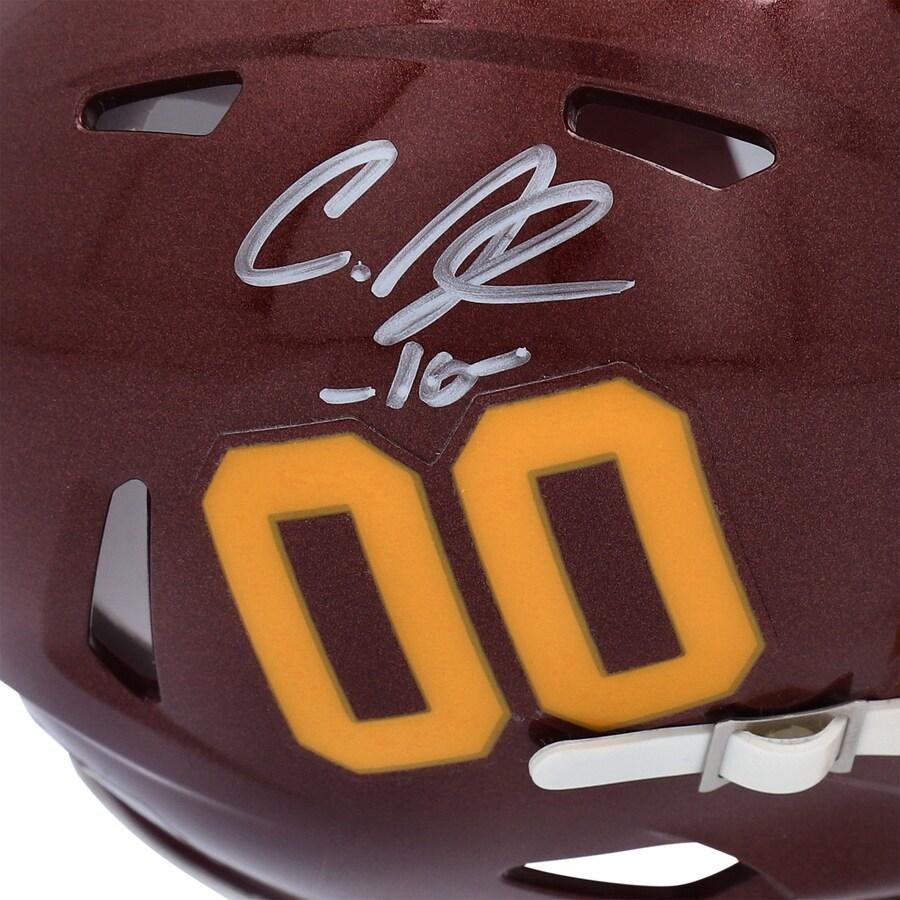 NFL カーティス・サミュエル Wフットボールチーム ミニヘルメット 直筆サイン Autographed Speed Mini Helmet ...