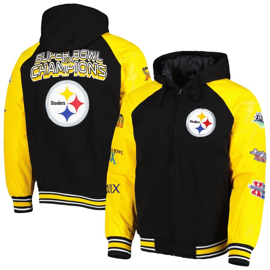 NFL スタジャン NFL スティーラーズ スタジャン ディフェンダー フルジップ バー