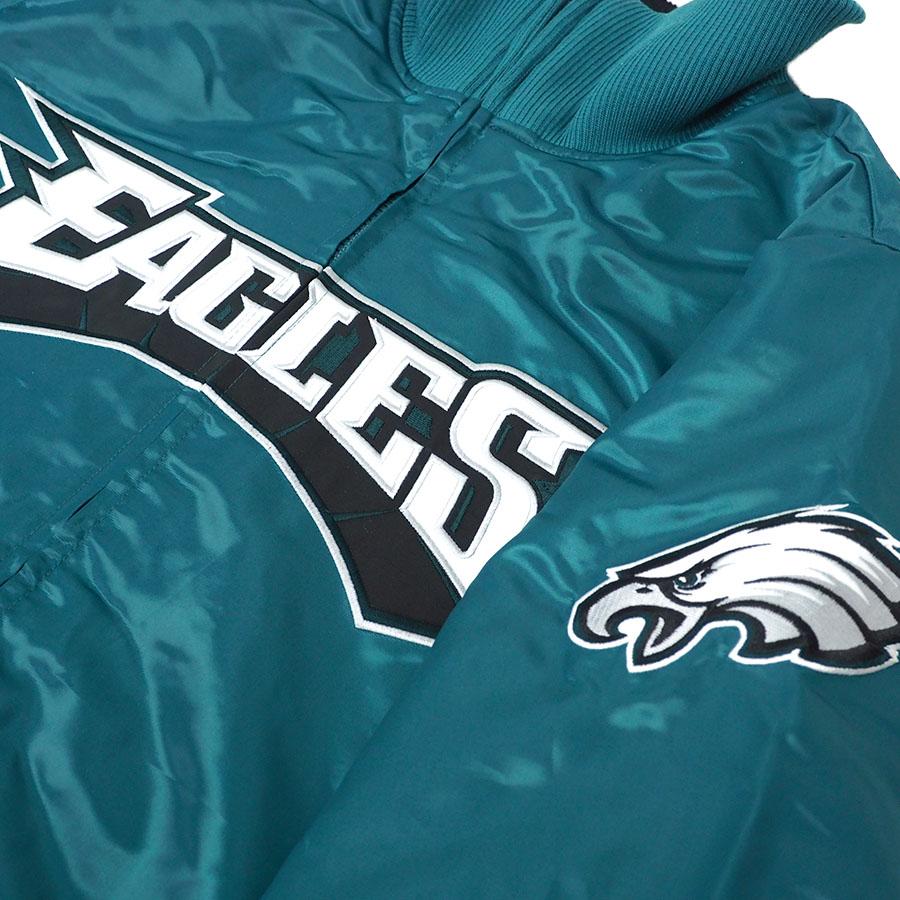 NFL イーグルス ジャケット Quilt Lined Front Zipper Jacket STARTER