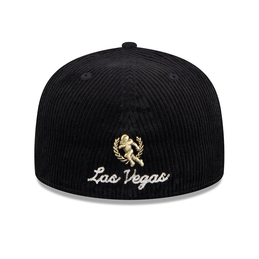 NEW ERA NFL レイダース キャップ コーデュロイ レターマンピンズ 