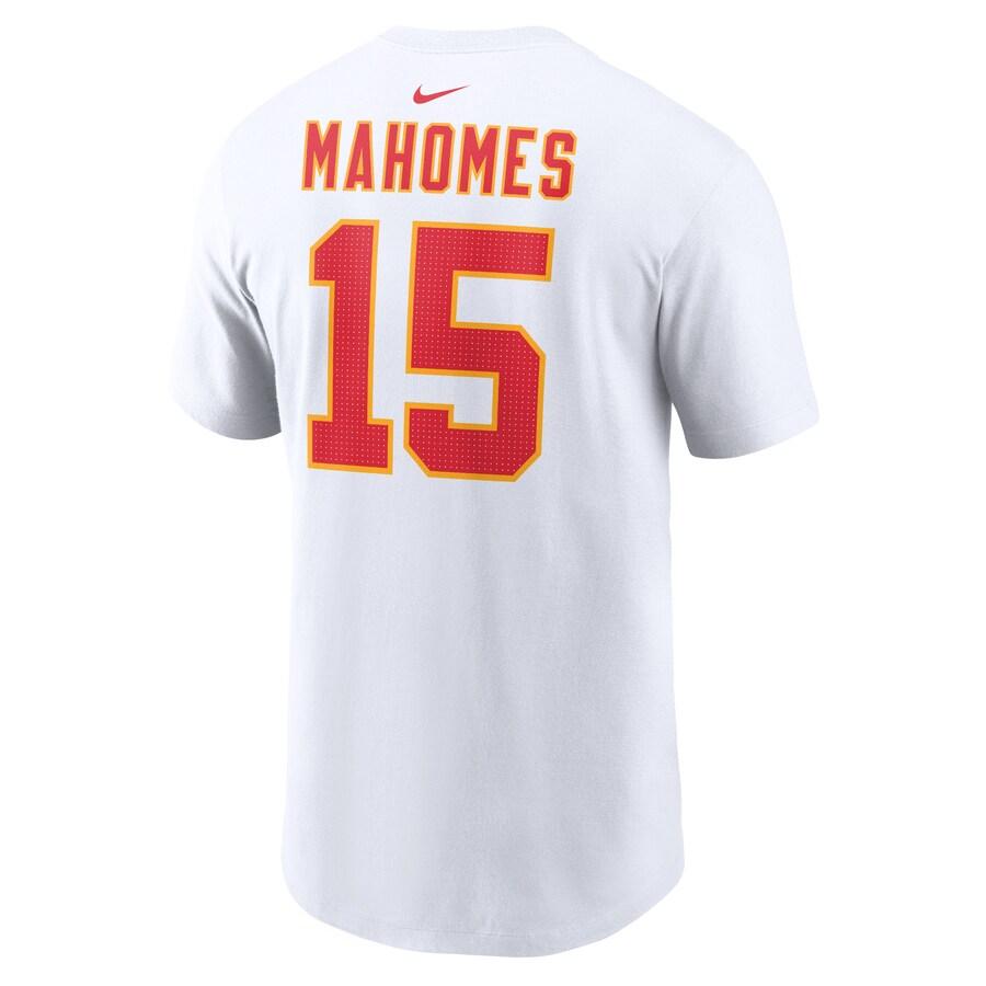 NFL パトリック・マホームズ チーフス Tシャツ 第58回スーパーボウル進出記念 Name & Number T-Shirt ナイキ/Nike ホワイト｜mlbshop｜03
