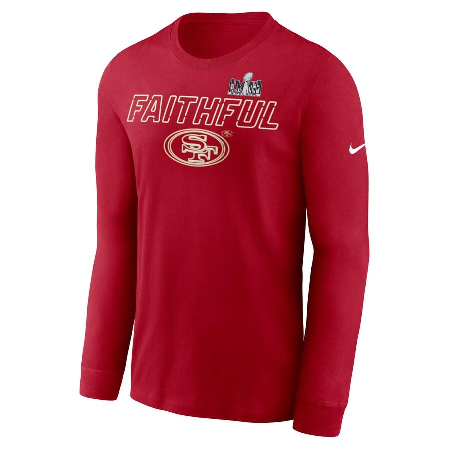 NFL 49ers Tシャツ 第58回スーパーボウル進出記念 Local Long Sleeve T-Shirt ナイキ/Nike スカーレット｜mlbshop｜02