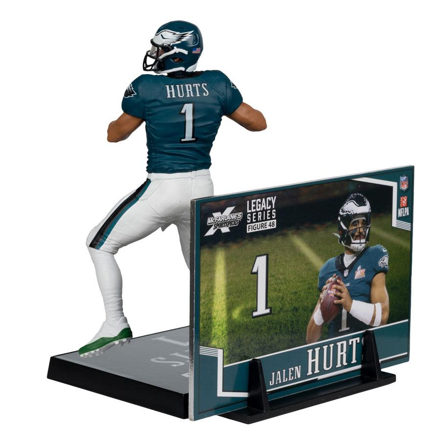 NFL ジェイレン・ハーツ イーグルス フィギュア 7-Inch Posed Figure マクファーレン Mc Farlane Jade Super Bowl Editionの画像