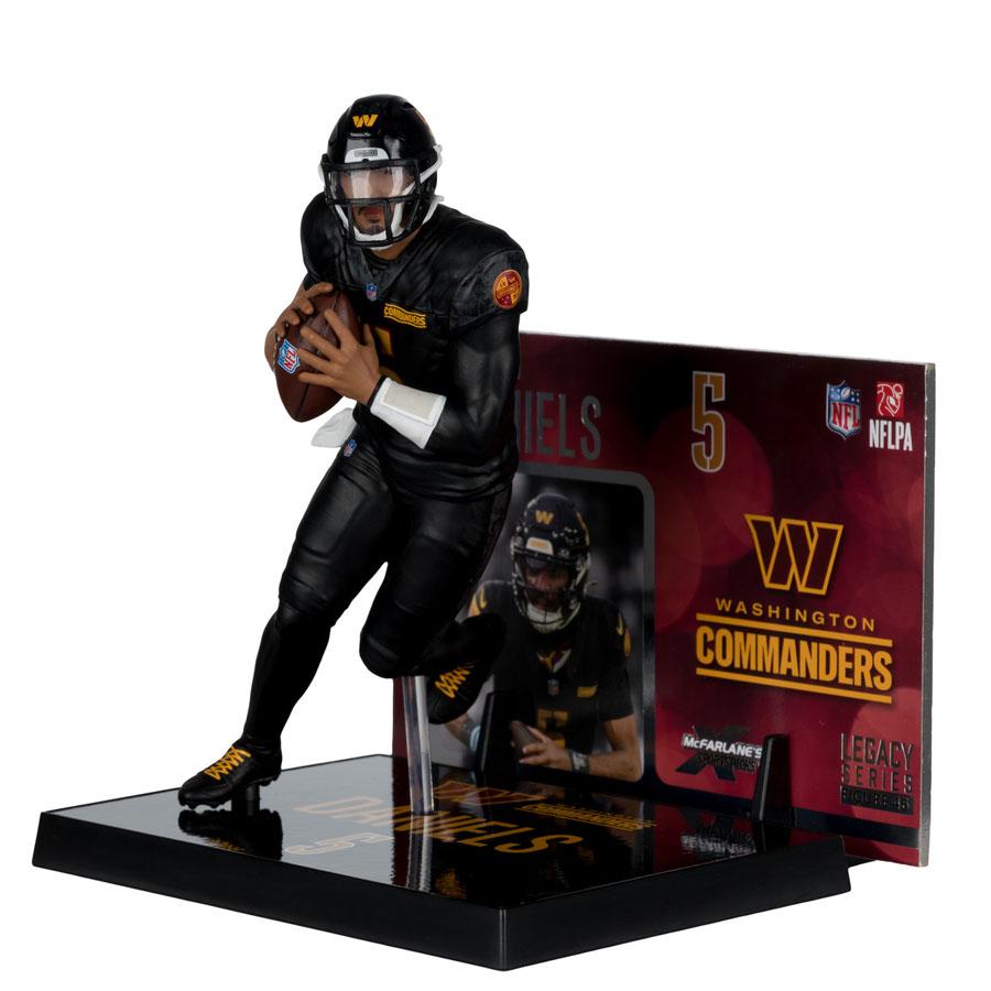NFL ジェイデン・ダニエルズ コマンダーズ フィギュア 7-Inch Posed Figure マクファーレン Mc Farlane ブラックの画像