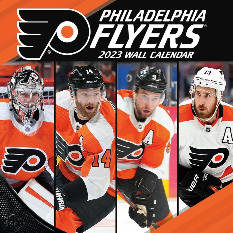 NHL フライヤーズ カレンダー 2023年 12x12 チーム 壁掛け Calendar 