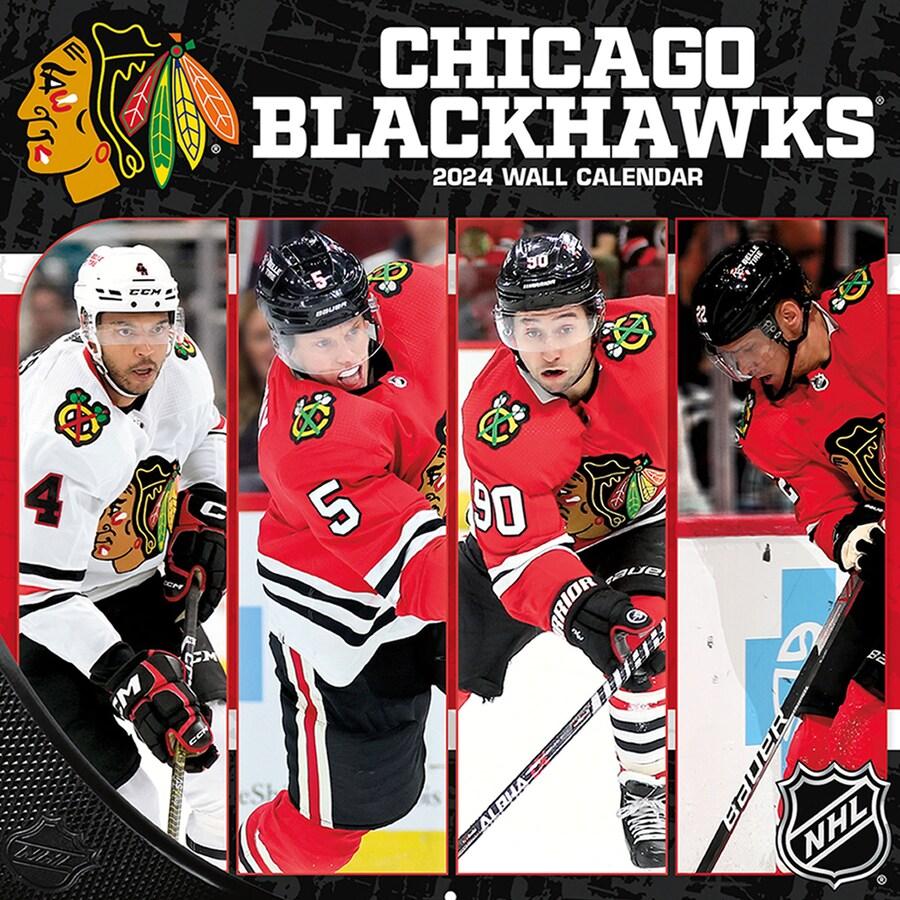 NHL ブラックホークス カレンダー 2024 ミニ 壁掛け Wall Calendar Turner nhl231023cdf49プロ