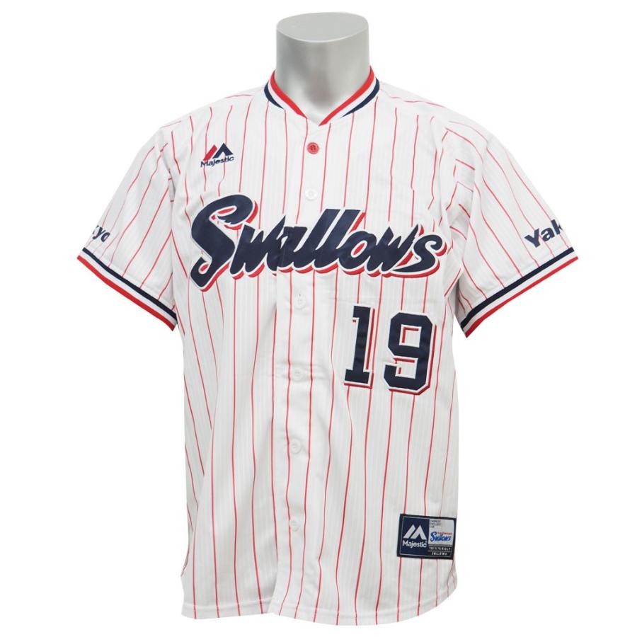 東京ヤクルトスワローズ グッズ 石川雅規 レプリカユニホーム マジェスティック/Majestic プロ野球おうち観戦｜mlbshop｜02