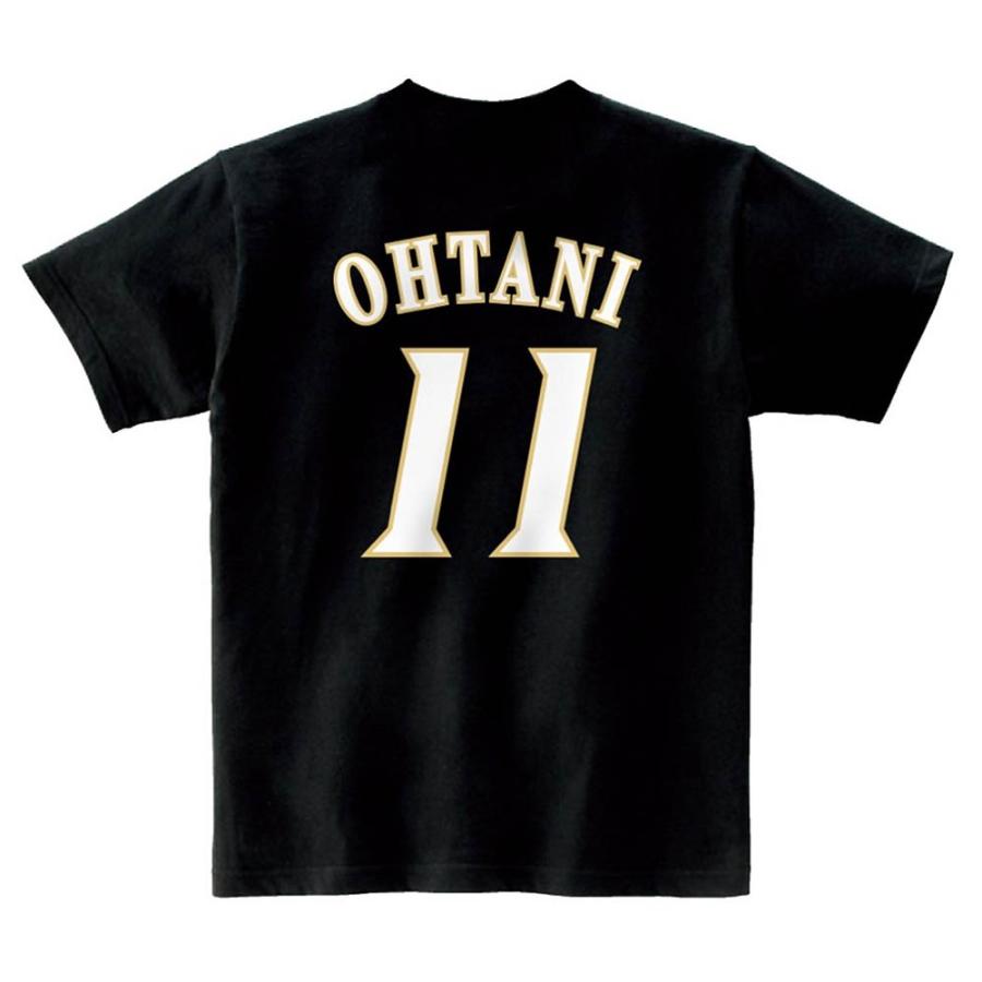 北海道日本ハムファイターズ グッズ 大谷翔平 キャプテン翼 高橋陽一 コラボ 背番号 Tシャツ ブラック Npb 1704otn02 プロ野球メジャーリーグショップ 通販 Yahoo ショッピング