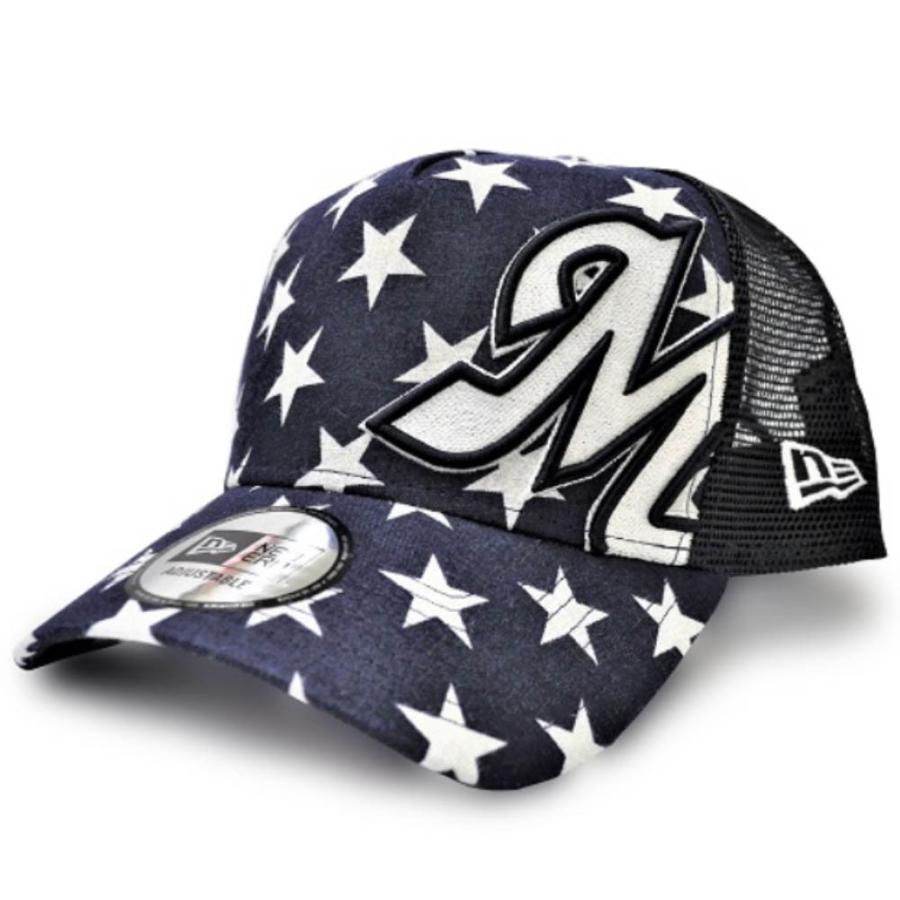 NEWERA ニューエラ 千葉ロッテマリーンズ キャップ ネイビー 7 7/8