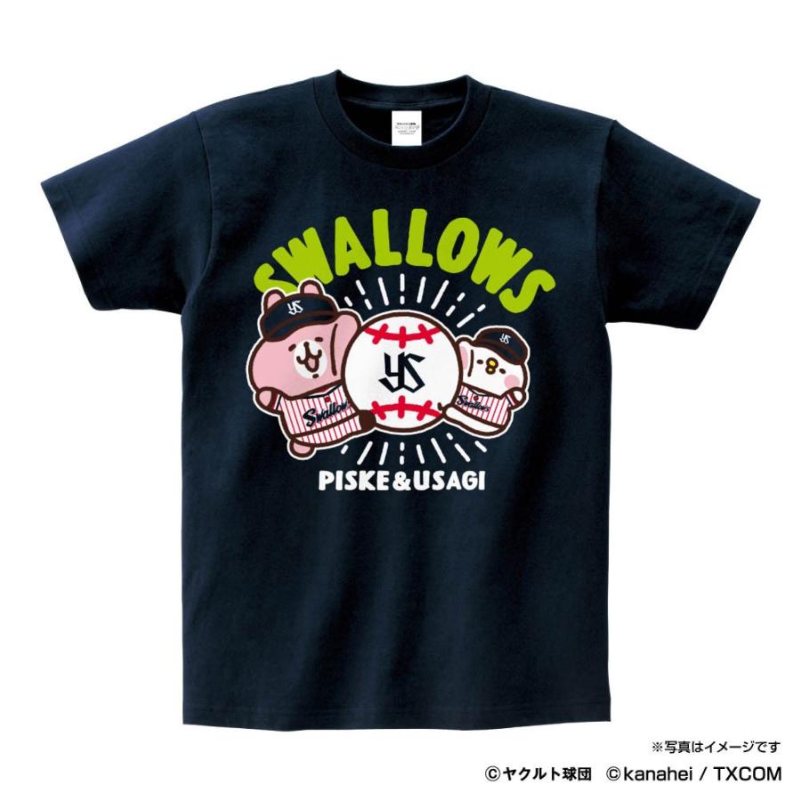 東京ヤクルトスワローズ グッズ Tシャツ カナヘイの小動物 ピスケ うさぎ スワローズ Tシャツ Space Age Npb gds90 プロ野球メジャーリーグショップ 通販 Yahoo ショッピング