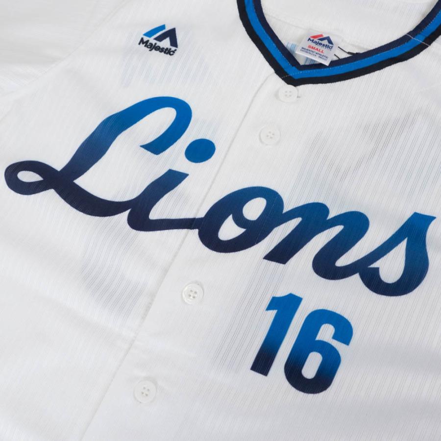 埼玉西武ライオンズ Majestic レプリカユニフォーム 松坂大輔 70周年 L