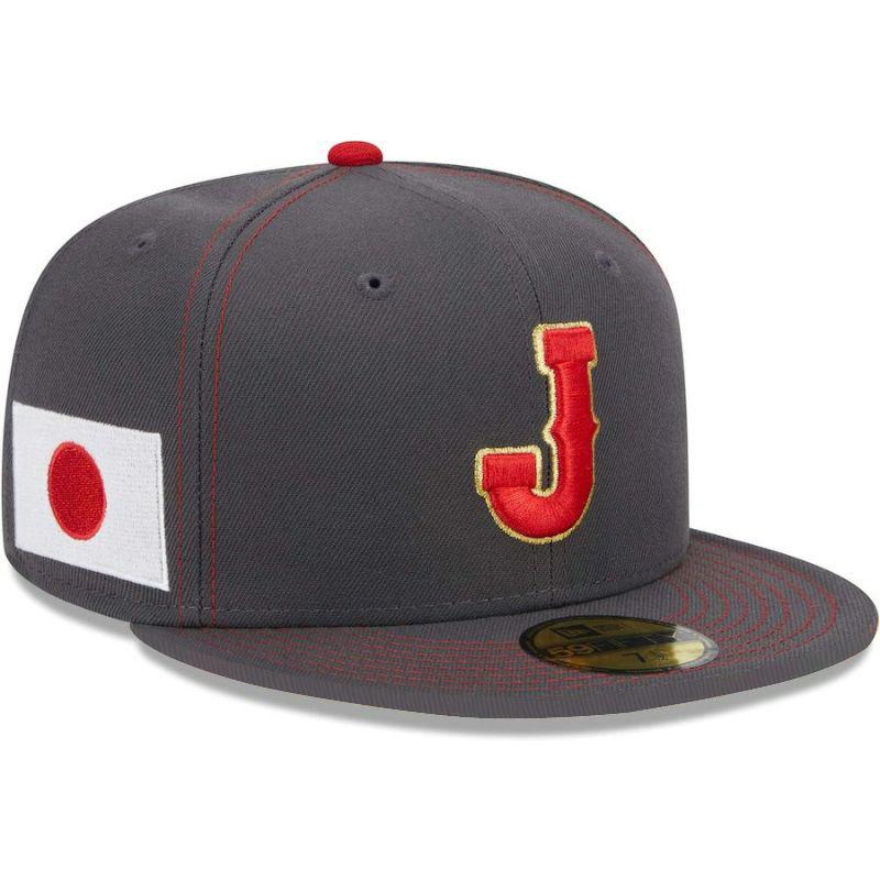 WBC 侍ジャパン 日本代表 キャップ 2023 World Baseball Classic 23wbsf 59FIFTY Cap ニューエラ/New Era チャコール｜mlbshop｜02